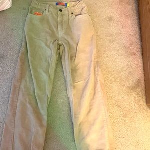 Empyre kids size pants , they are size 25 in kids , color  Khaki Corduroy